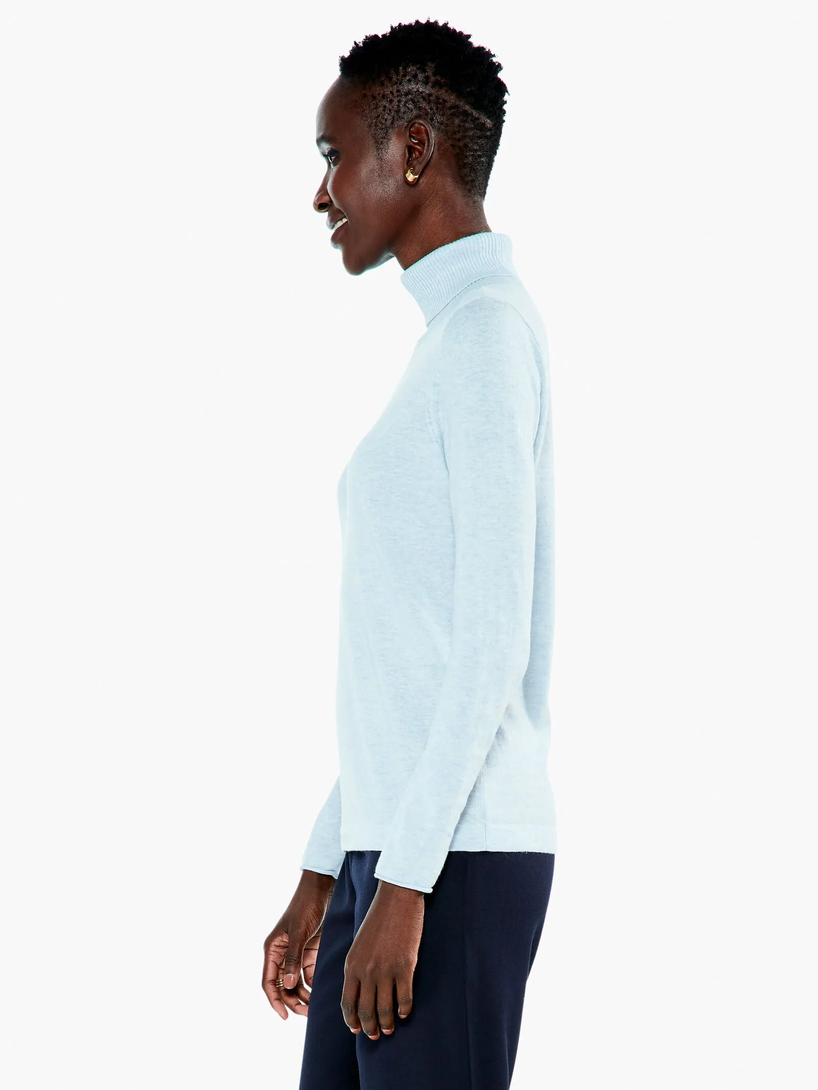 Nic + Zoe Turtleneck Sweater Tee