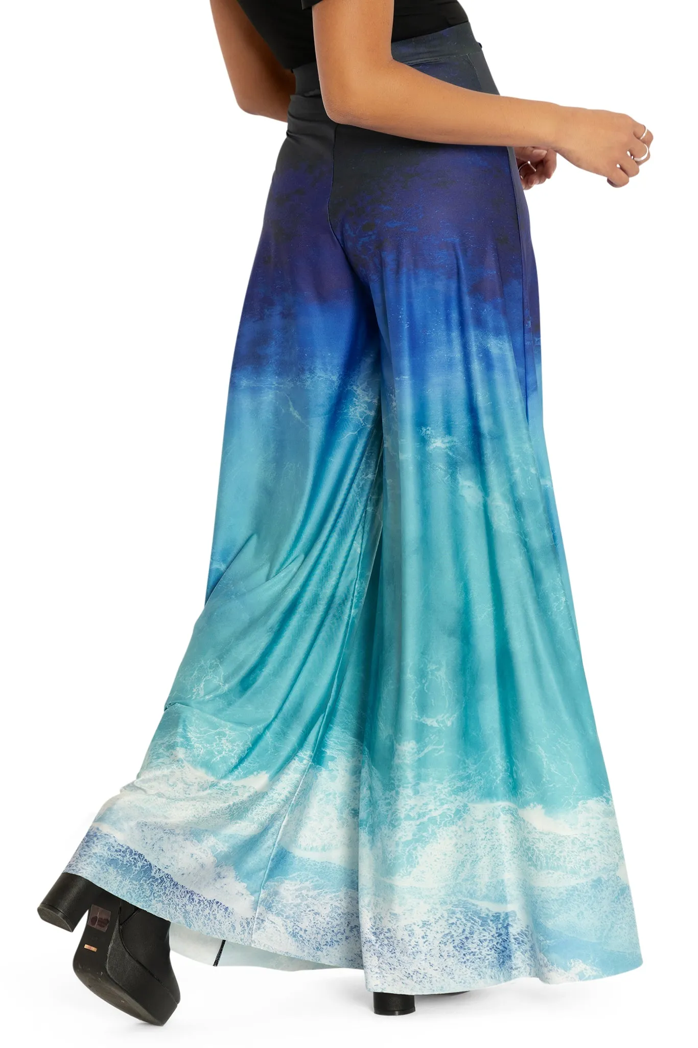 Ocean Waves Palazzo Pants