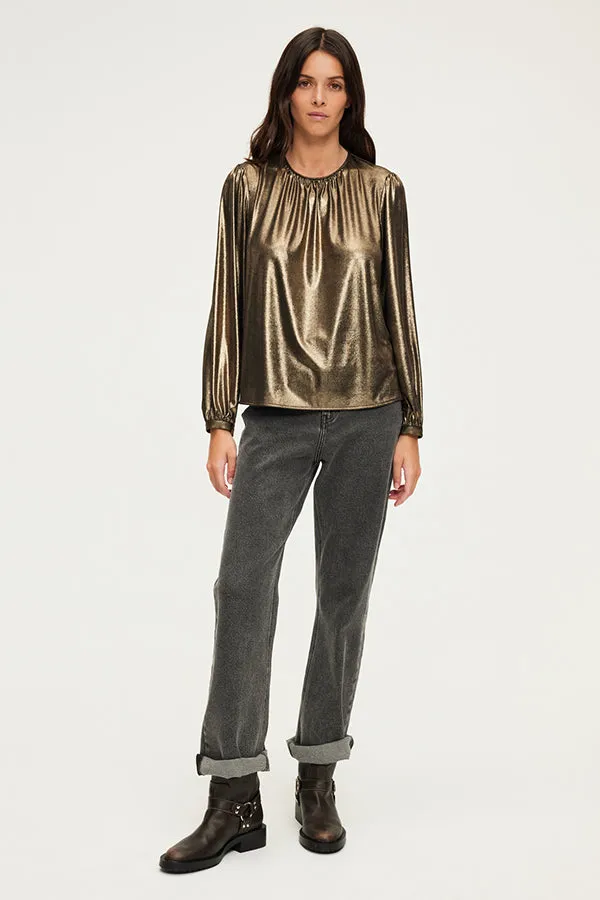 PabloBELUMA LONG SLEEVES GOLD TOP