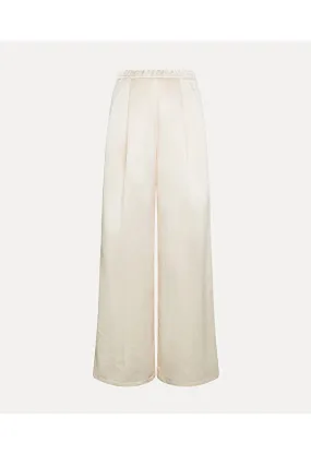 palazzo pants in contemporary duchesse