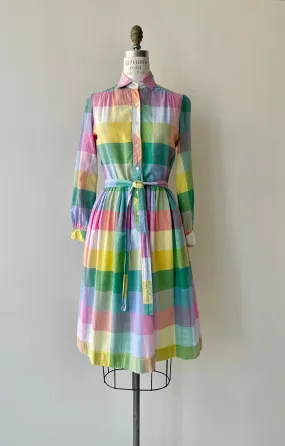 Pastel Madras Dress