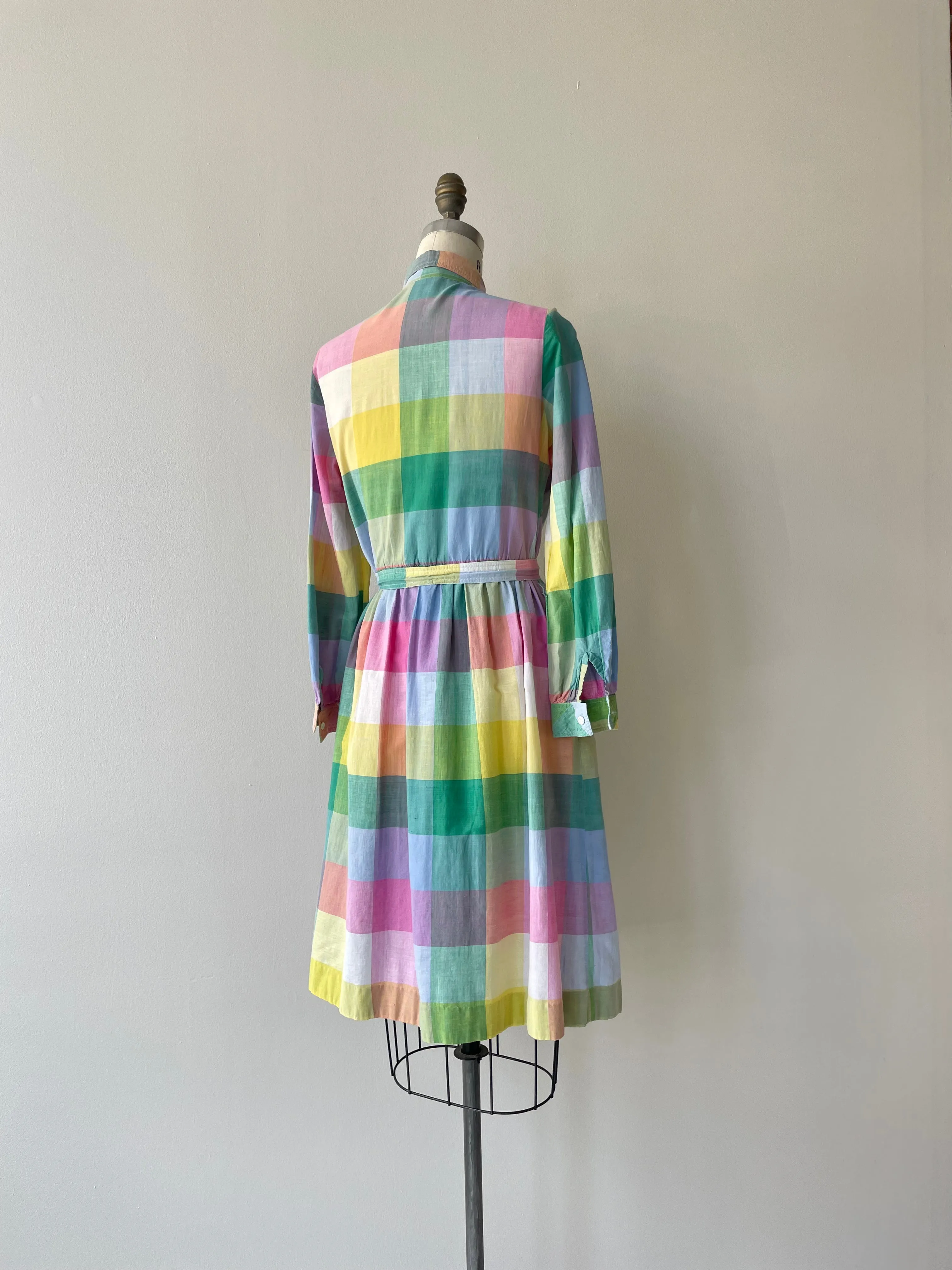 Pastel Madras Dress