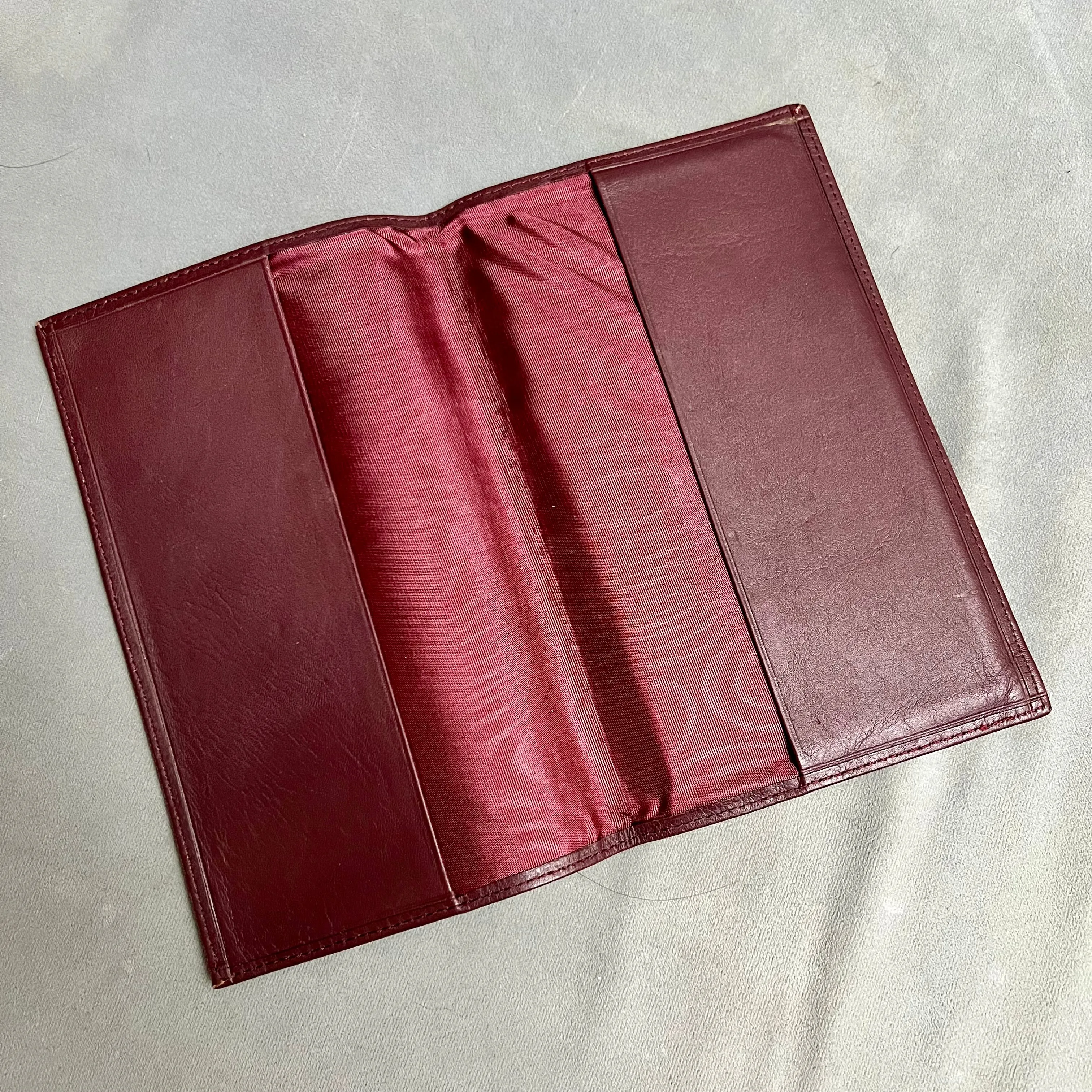 PATEK PHILIPPE Burgundy Leather Documents Folder