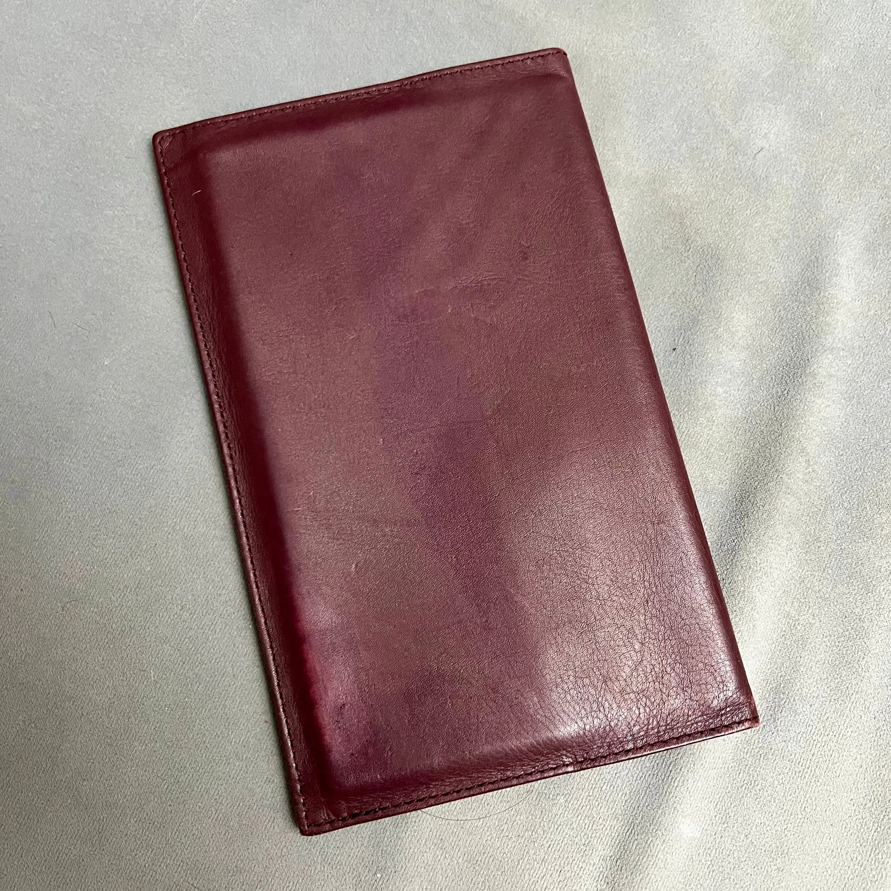 PATEK PHILIPPE Burgundy Leather Documents Folder