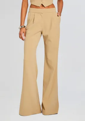 Pin Tuck Palazzo Pants