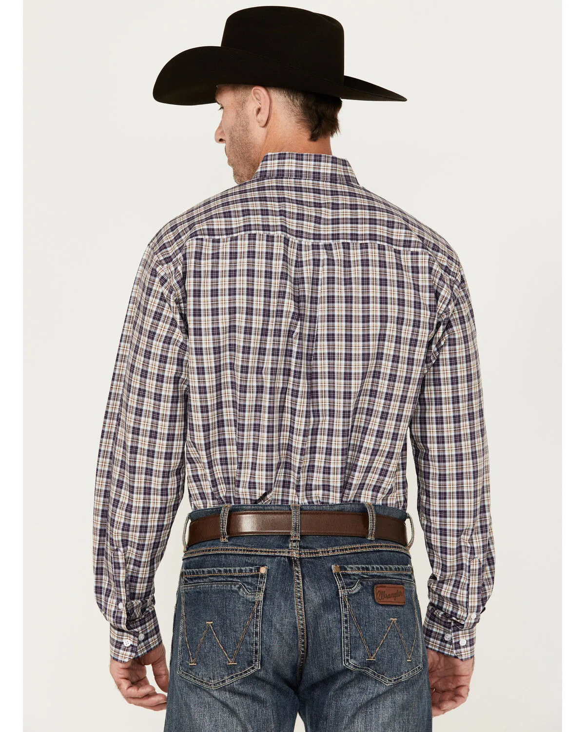 Product Name:  Cinch Men's Plaid Print Long Sleeve Button-Down Western Shirt