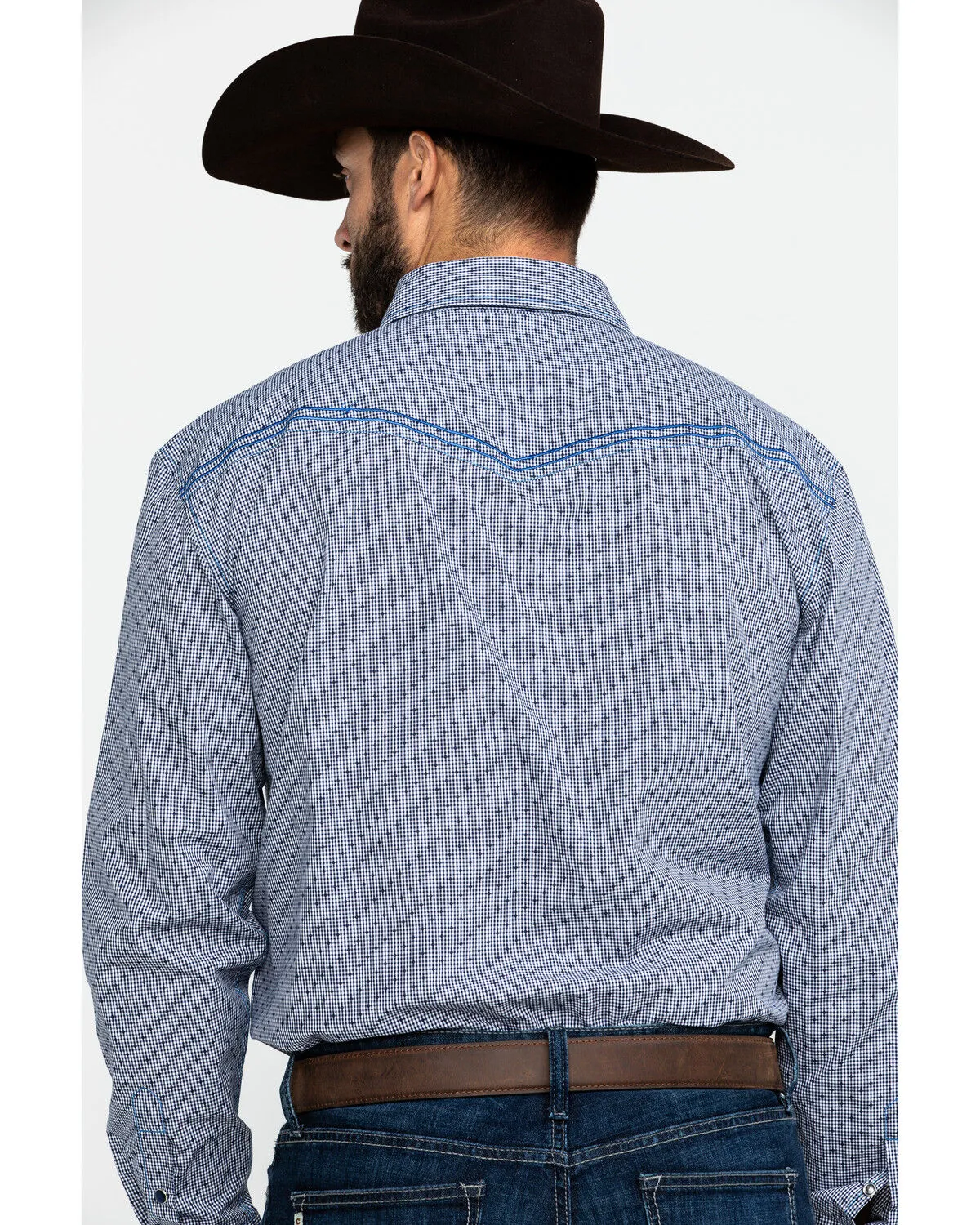 Product Name:  Cowboy Hardware Men's Dobby Print Long Sleeve Western Shirt