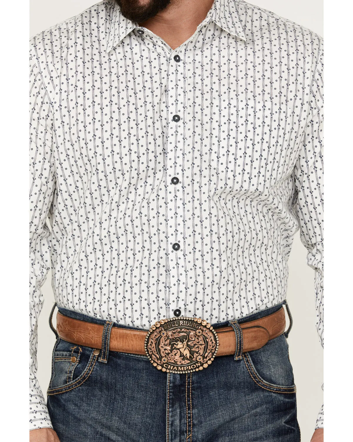 Product Name:  Gibson Trading Co Men's Flower Power Floral Print Long Sleeve Button-Down Western Shirt