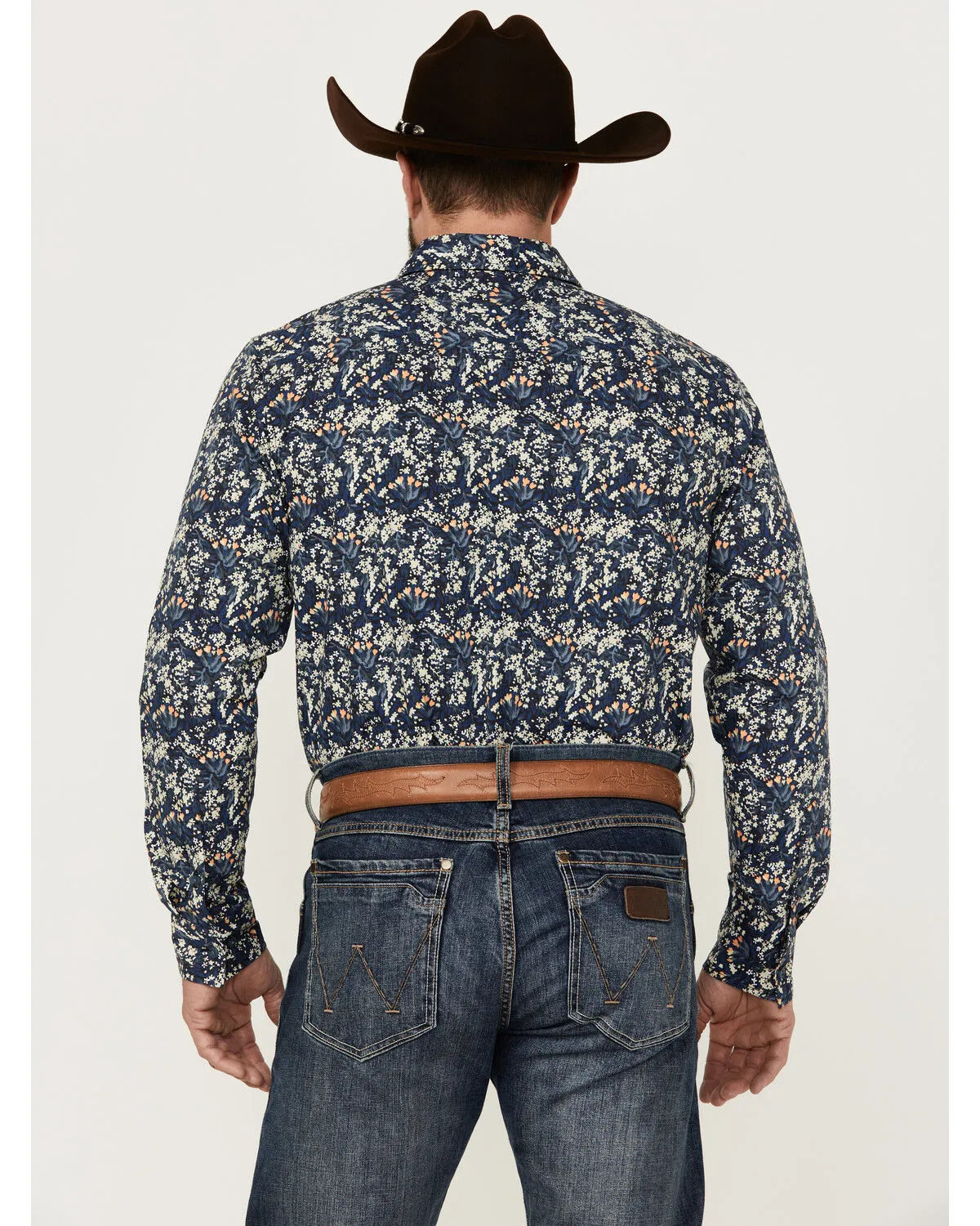 Product Name:  Gibson Trading Co Men's Shin Dig Floral Print Long Sleeve Button-Down Western Shirt