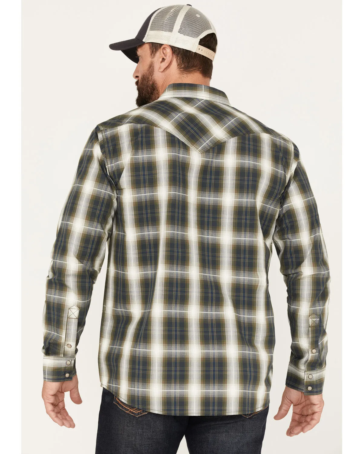 Product Name:  Moonshine Spirit Men's All Day Long Large Plaid Snap Western Shirt