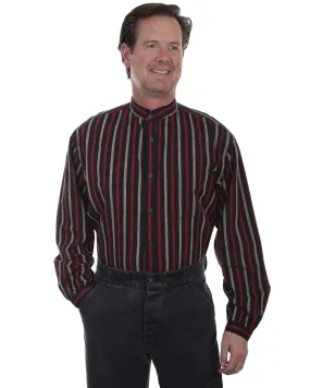 Product Name:  Rangewear by Scully Men's Black Stripe Long Sleeve Western Shirt