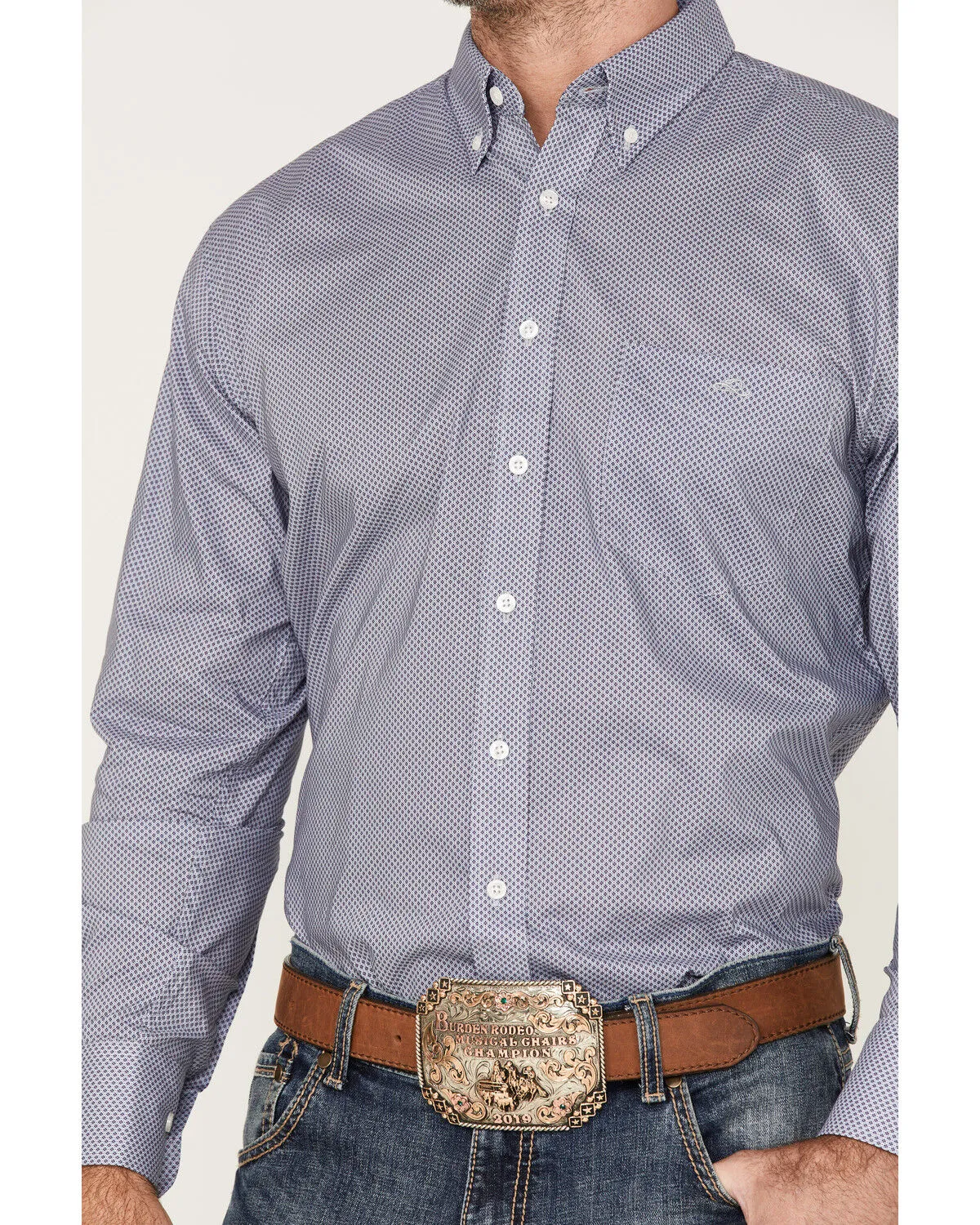 Product Name:  Resistol Men's Granite Geo Print Button Down Western Shirt