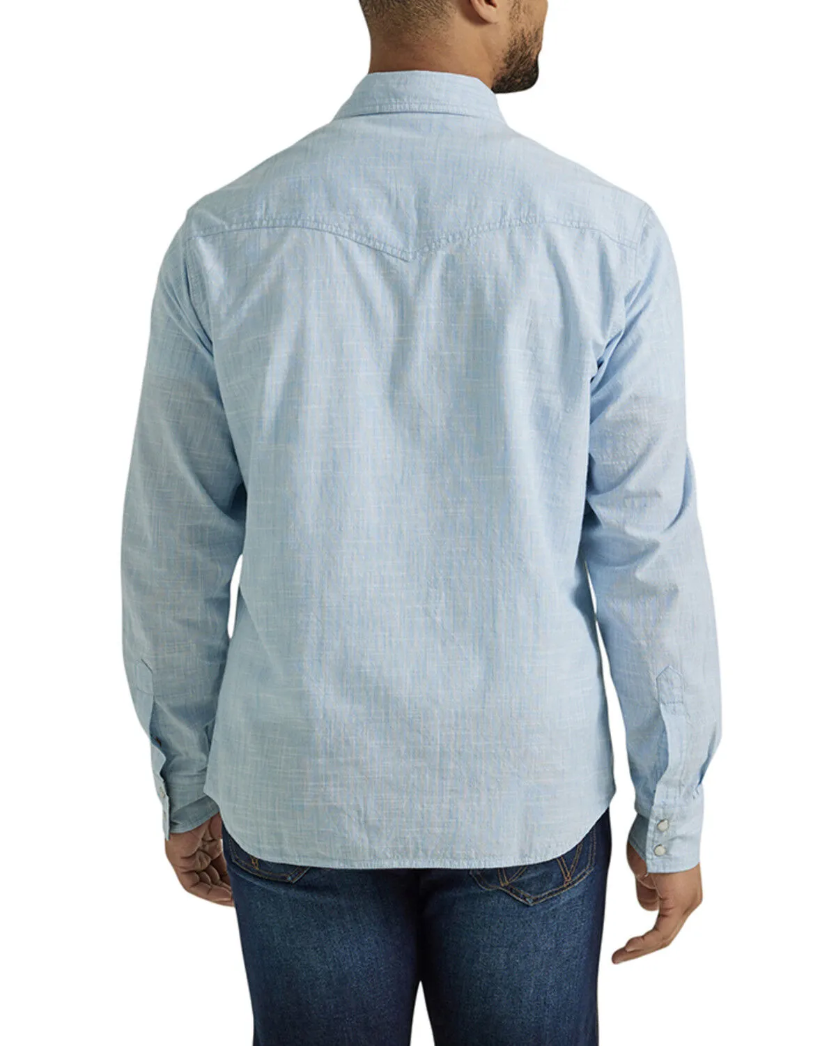 Product Name:  Wrangler Retro Men's Retor Solid Long Sleeve Snap Western Shirt - Tall