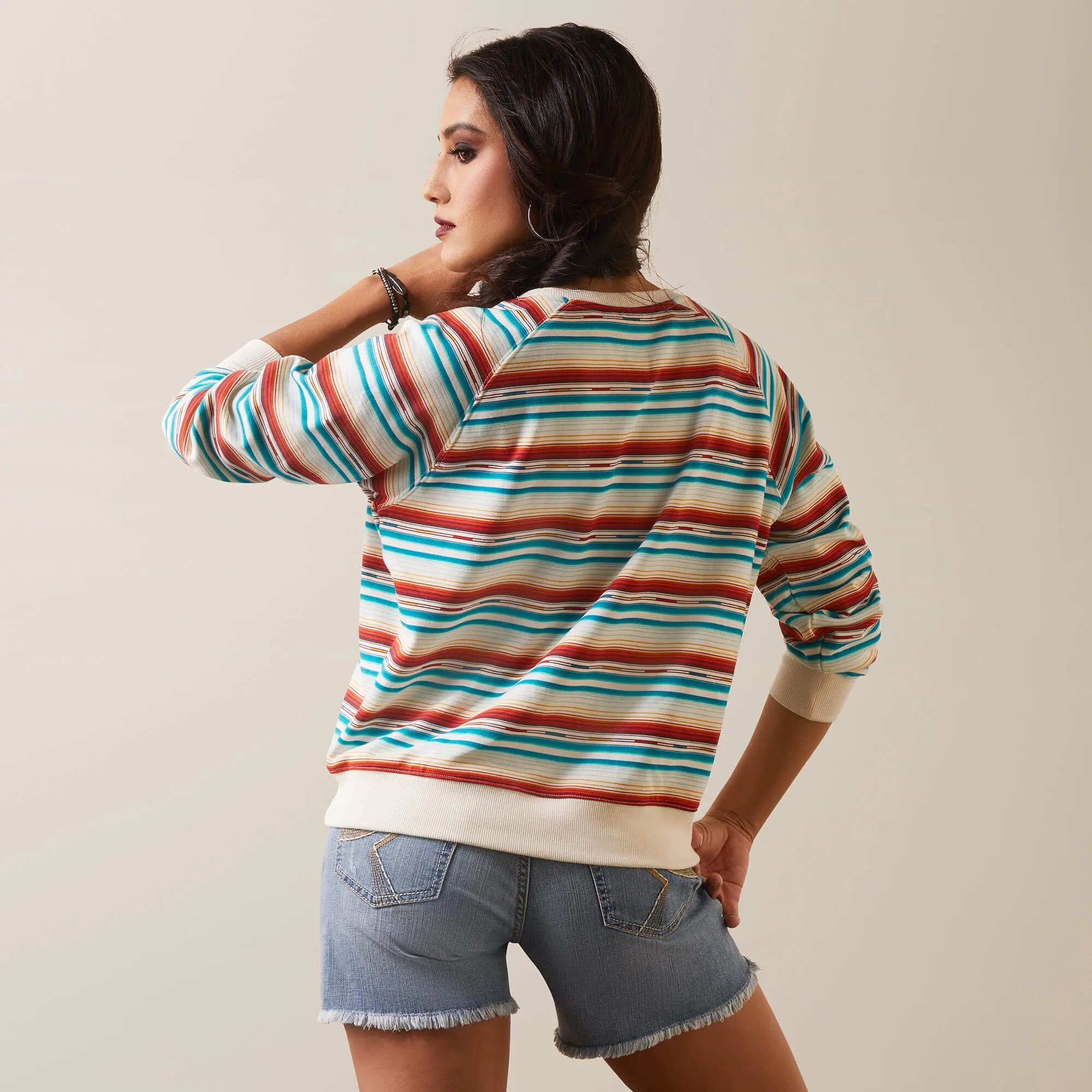 REAL Rosa Serape Sweatshirt