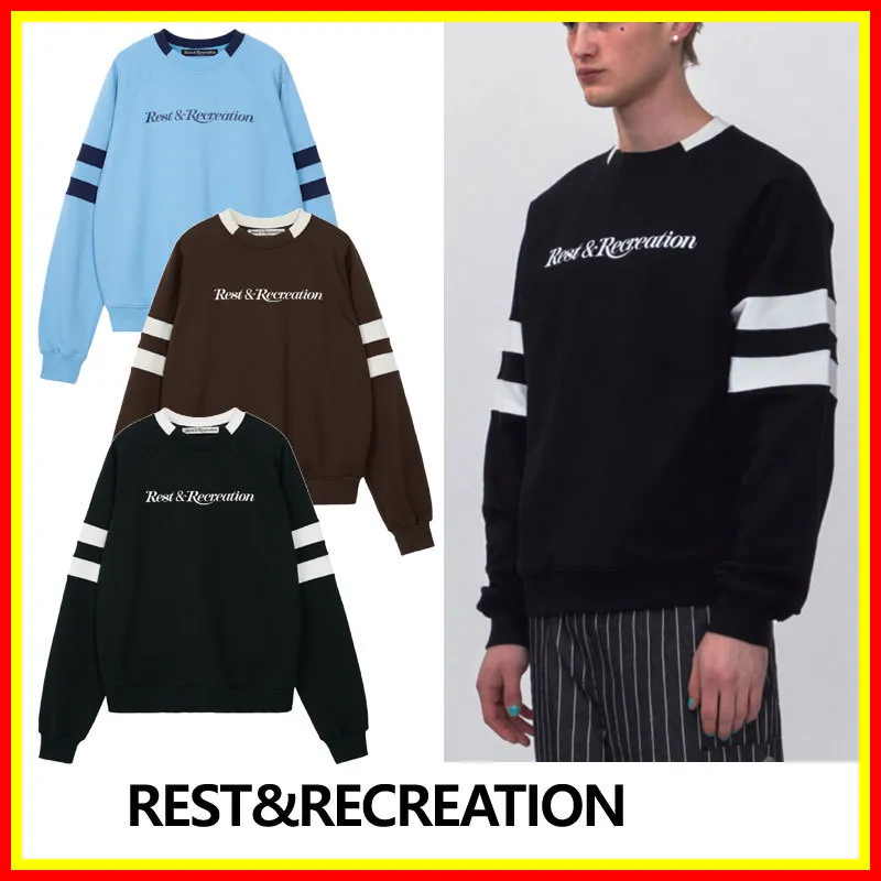 Rest & Recreation  |Unisex Street Style Long Sleeves Sweatshirts