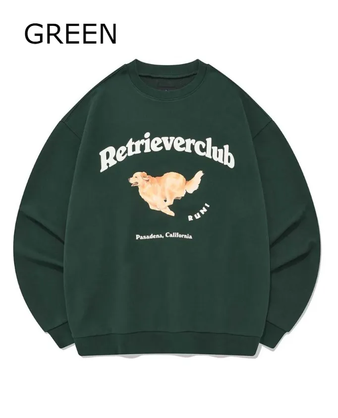 Retriever Club  |Unisex Street Style Long Sleeves Sweatshirts