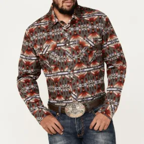 Rock & Roll Men's Red Aztec Shirt