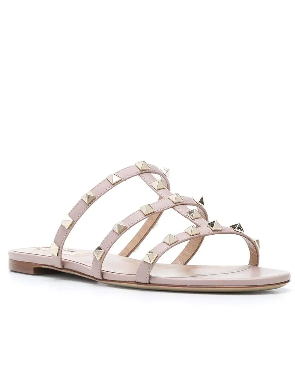 Rockstud Slide Sandal in Poudre