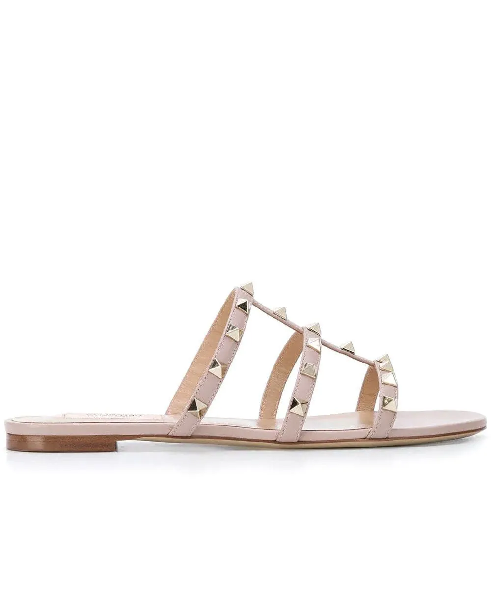 Rockstud Slide Sandal in Poudre