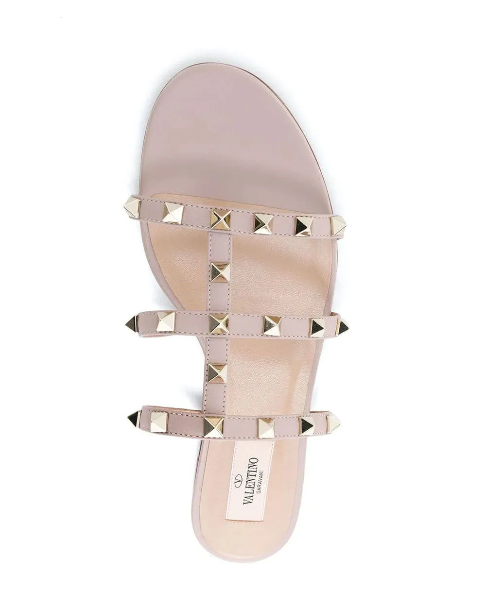 Rockstud Slide Sandal in Poudre