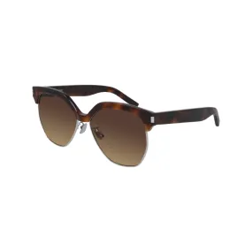 Saint Laurent Sunglass Woman havana Brown SL 408-001