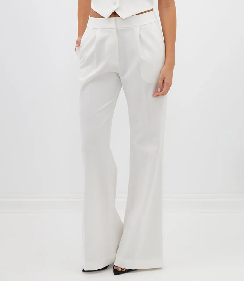 SANS FAFFPIN TUCK PALAZZO PANTS