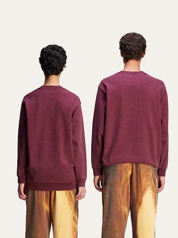 SFTM Long Sleeves Tee - Maroon