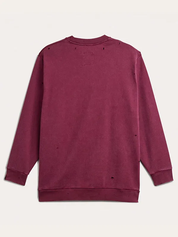 SFTM Long Sleeves Tee - Maroon