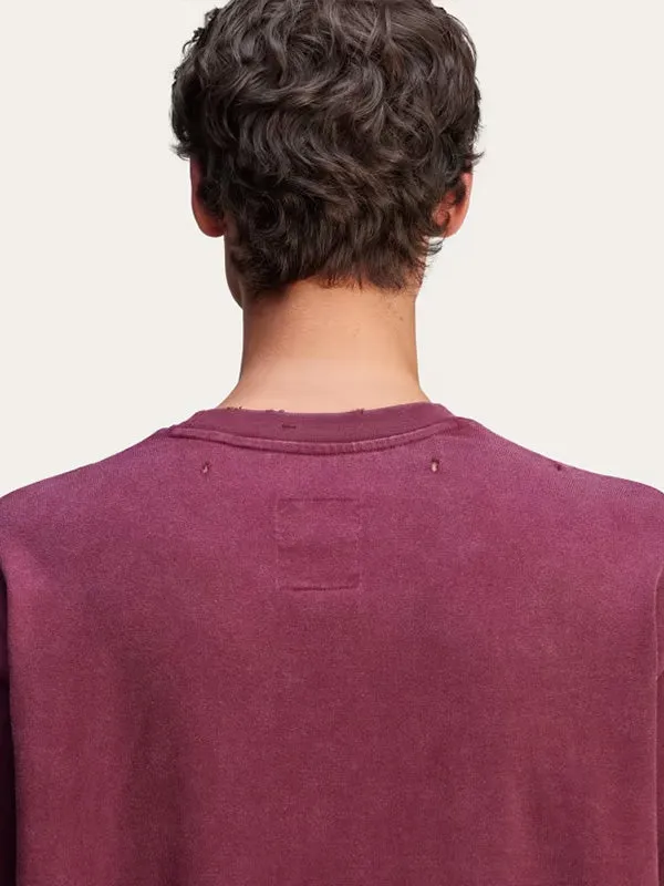 SFTM Long Sleeves Tee - Maroon