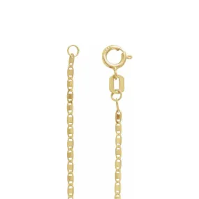 SOLID GOLD 1.3MM MIRROR CHAIN