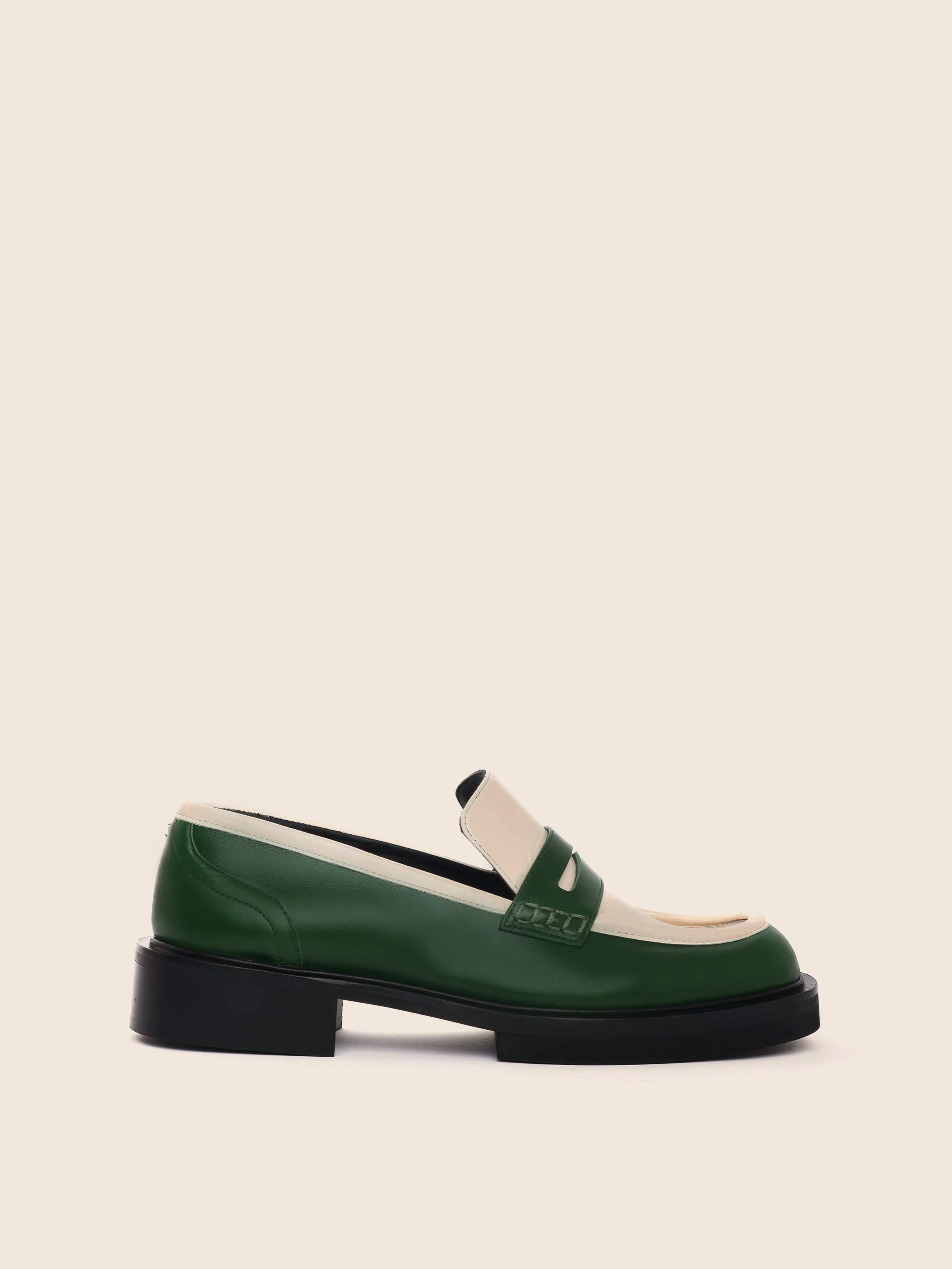 Soza Green Combo Loafer