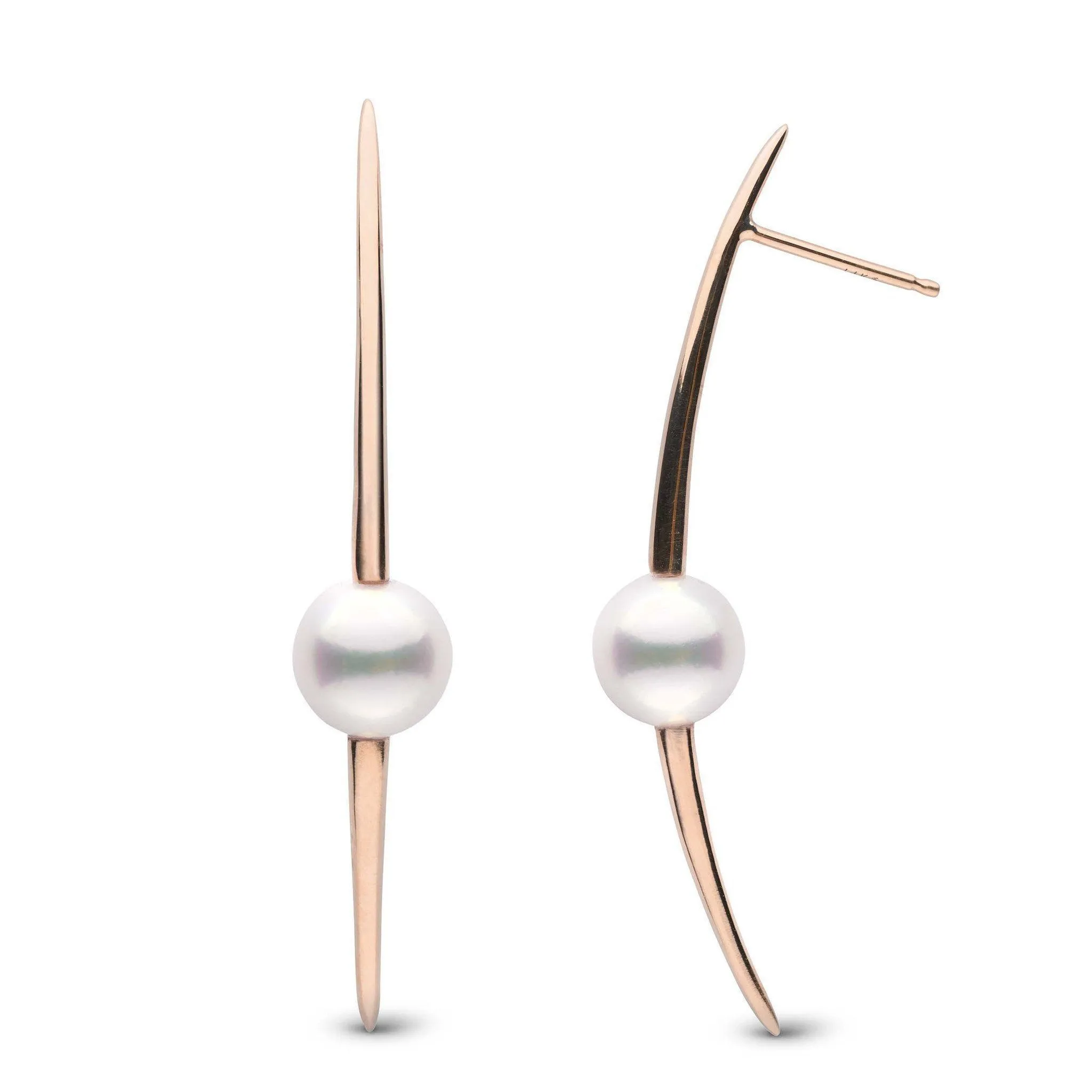 Stiletto Collection Akoya Pearl Earrings