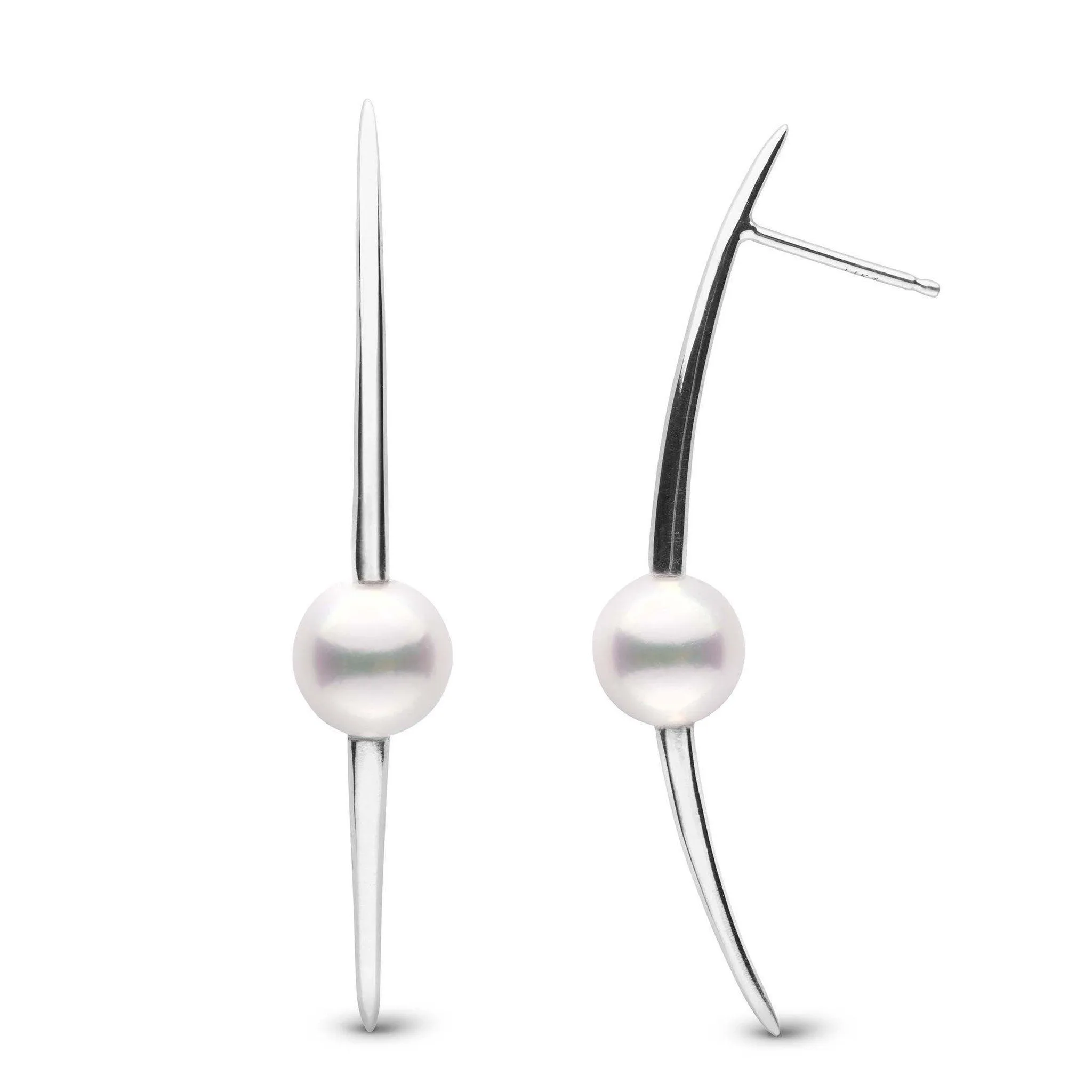 Stiletto Collection Akoya Pearl Earrings