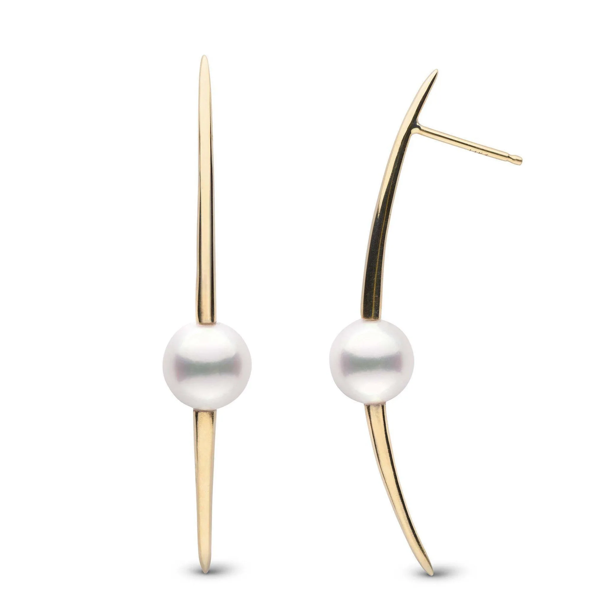 Stiletto Collection Akoya Pearl Earrings