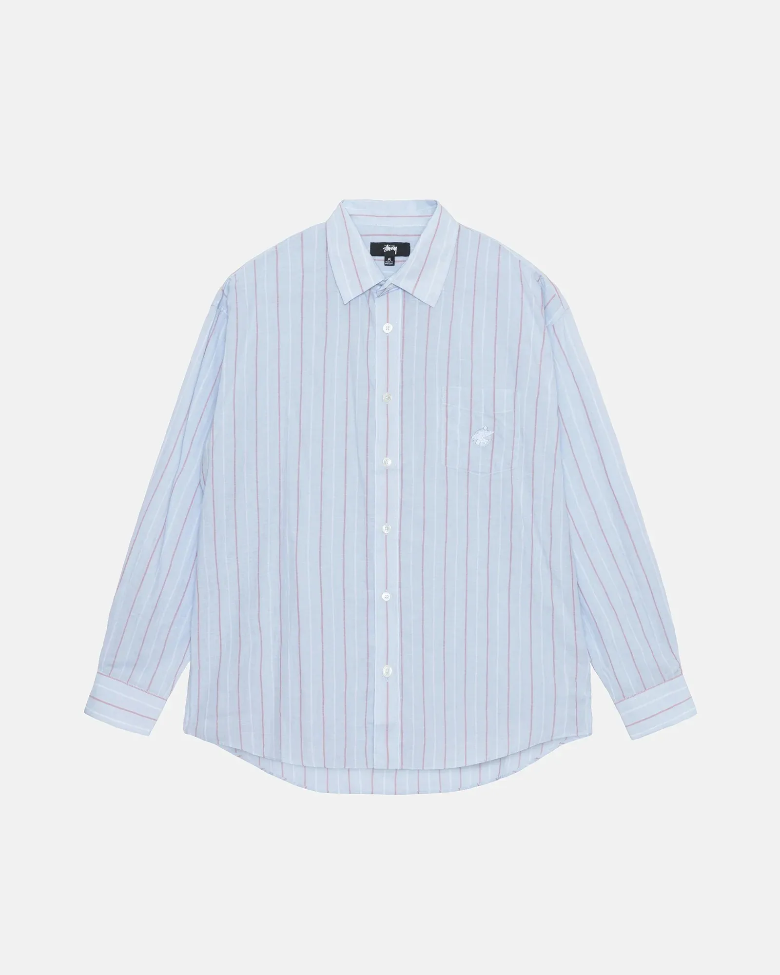 STUSSY  |Stripes Unisex Street Style Long Sleeves Cotton Logo