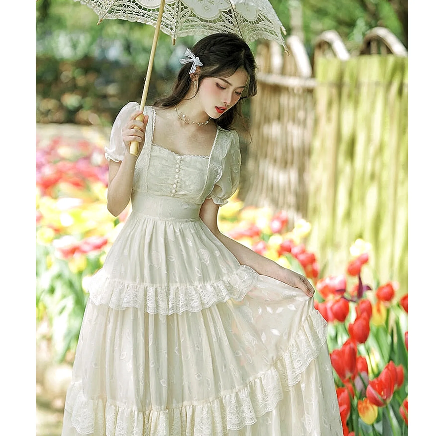 Sun-creek Romantic Fairy Dress