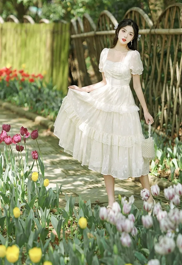 Sun-creek Romantic Fairy Dress