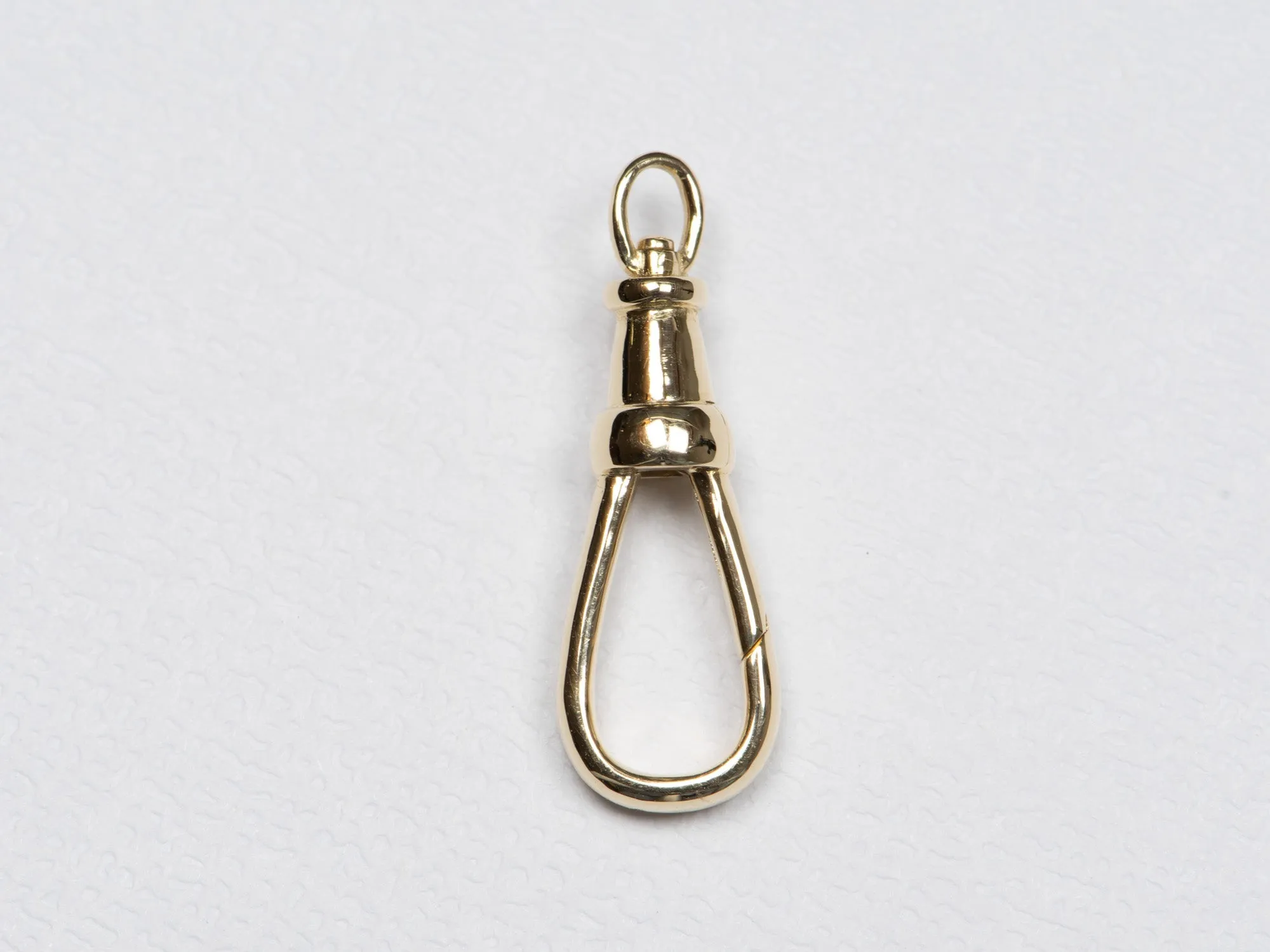 Swivel Dog Clip 25x8mm 14K Gold Pendant Charm Holder M4020