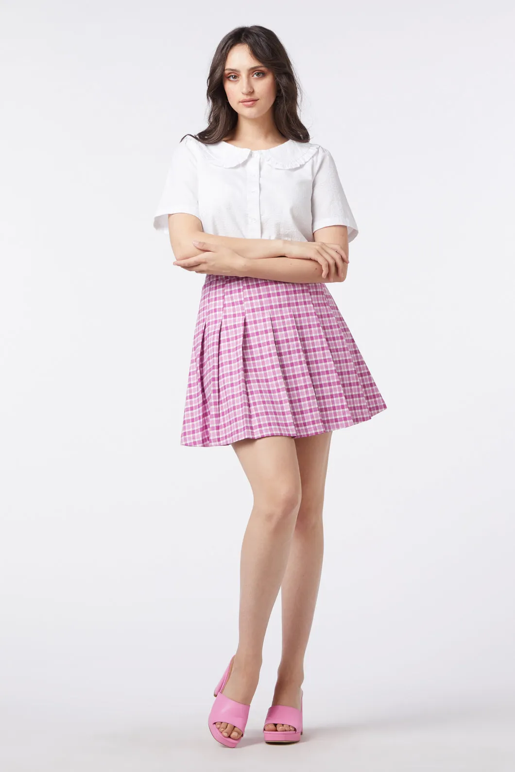 Taylor Check Skirt