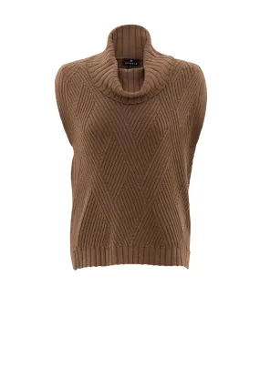 Turtle Neck Sweater Vest