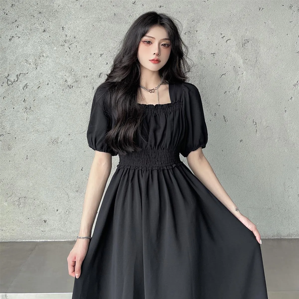 Vintage Gothic Elegant Party Dress