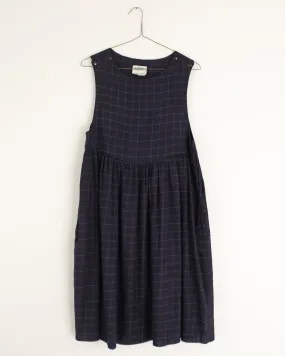 Vintage Purple Plaid Dress (S/M)