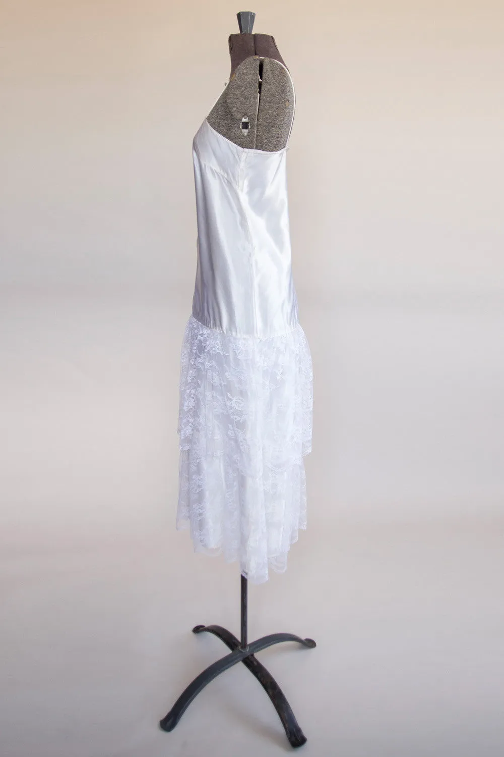 Vintage Women’s White Slip Dress