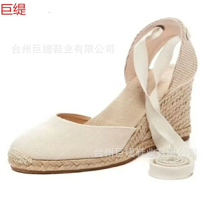 Wedges Sandals High Heels Summer Shoes Round Toe muffin with Casual Woman Peep Toe Platform Sandals