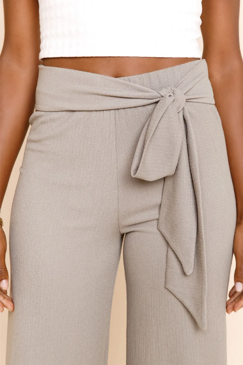 Wendy Textured Palazzo Pants