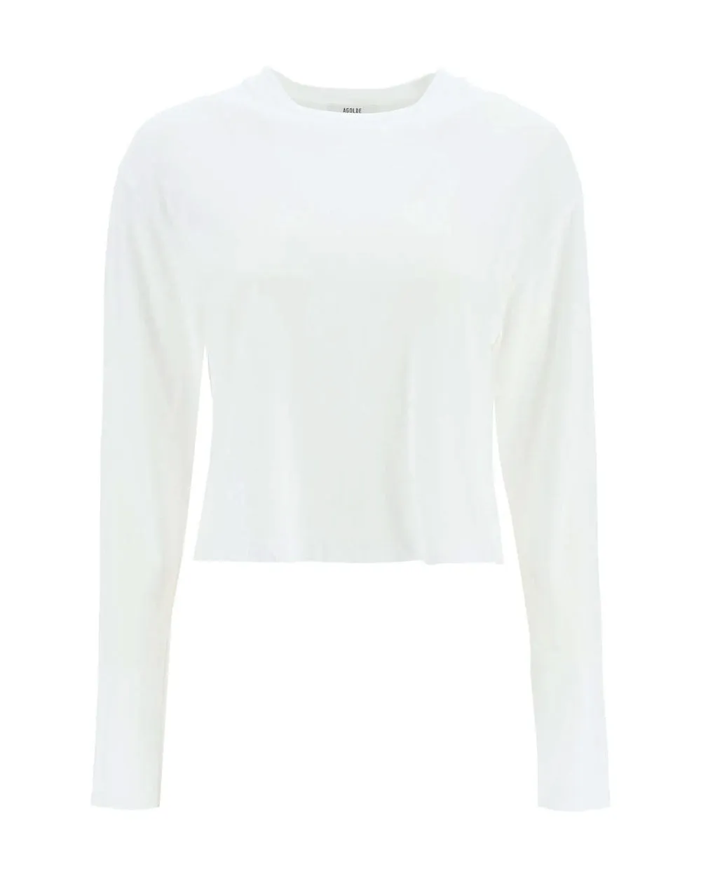 White Mason Cropped Tee