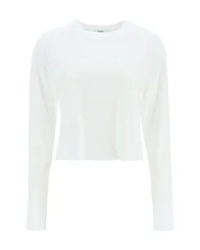 White Mason Cropped Tee