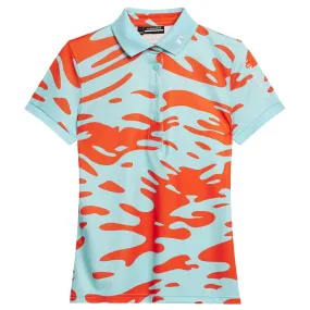 Womens Tour Tech TX Jersey Print Polo Neptune Atomizer - SS24