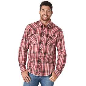 Wrangler Men's Long Sleeve Plaid Shirt