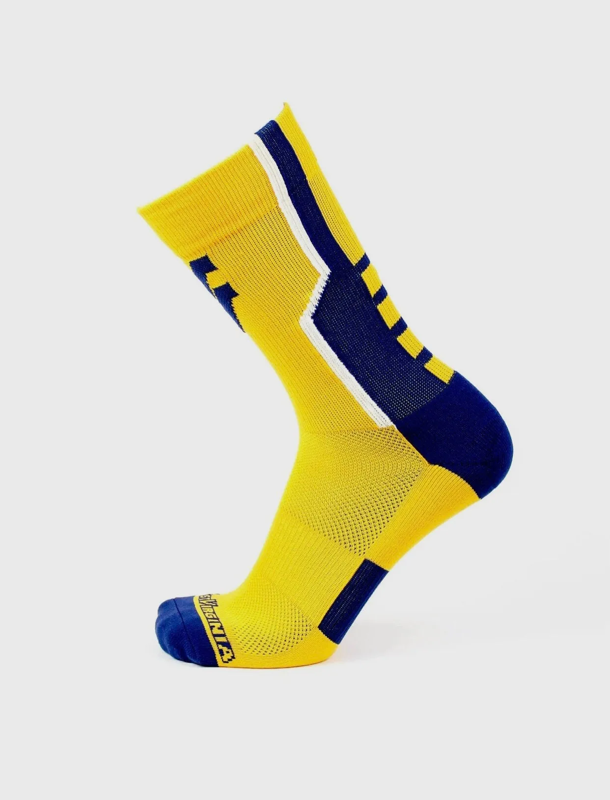 WVU GOLD SPORT PERFORMANCE SOCKS